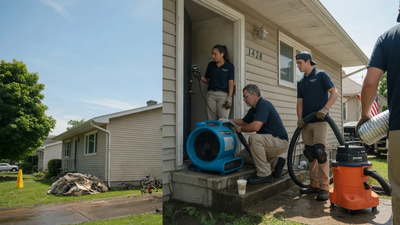 Water Damage Restoration in Four States, WV near me